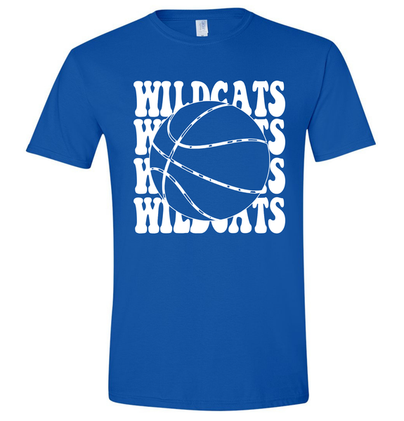 CD Wildcats Basketball Cut Out - TEE SHIRT