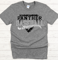 Panther Baseball Chalked Plate