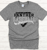 Panther Baseball Chalked Plate