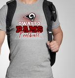 Owasso Rams (Tees, Hoodies, Sweatshirts, Long-sleeves) With and Without Roster