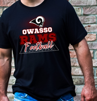 Owasso Rams (Tees, Hoodies, Sweatshirts, Long-sleeves) With and Without Roster