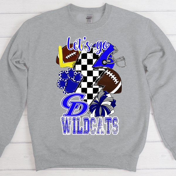 CD Retro Football SWEATSHIRT & HOODIE