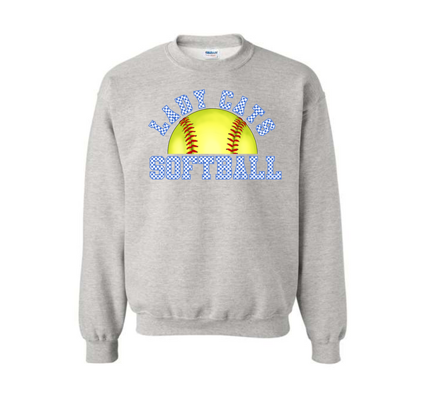 Lady Cats Softball ASH GREY SWEATSHIRT & HOODIE