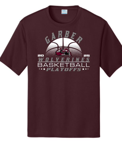 DRI FIT -Garber Basketball Playoff 2025 **** ORDERS Before Feb 10th will be done for Districts, Orders from Feb 10- 16th will be done for Regionals**