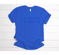 WILDCATS PUFF Tee BLUE/BLUE