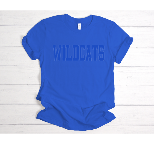 WILDCATS PUFF Tee BLUE/BLUE