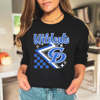 Wildcats Retro BLACK SWEATSHIRT & HOODIE