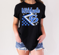 Wildcats Retro BLACK - TEE