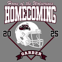 Home of the Wolverines - Homecoming 2025 - COURT WILL BE ADDED TO THE BACKS