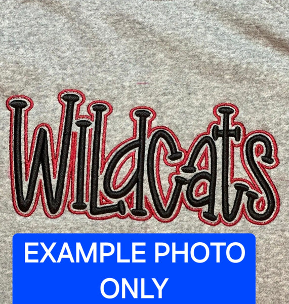 WILDCATS - 3D PUFF EMBROIDERY