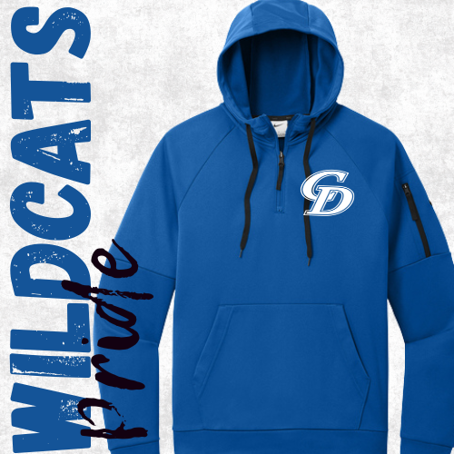 Nike Thermal Fit 1/4 zip Hoodie - Embroidered