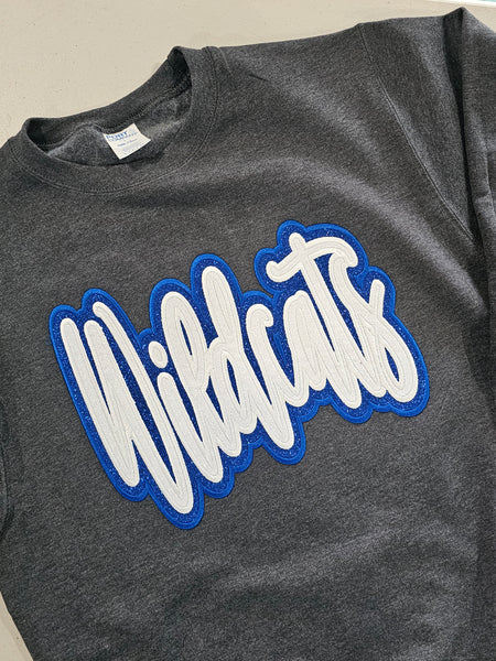 WILDCATS - GLITTER APPIQUE EMBROIDERY